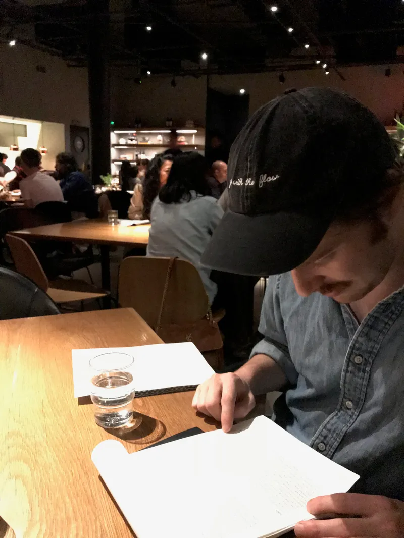 Lewis, choosing our food.